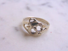 Load image into Gallery viewer, Womens Vintage Estate Sterling Silver Dolphin Ring 2.7g E4141
