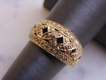 Load image into Gallery viewer, Womens Vintage Estate 14K Yellow Gold Diamond Ring 3.0g E2504