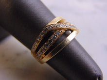 Load image into Gallery viewer, Womens Vintage Estate 14K Yellow Gold Diamond Ring 6.5g E2523