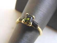 Load image into Gallery viewer, Womens Vintage Estate 14K Gold Emerald Diopside Ring 2.4g E2980