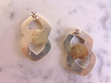 Load image into Gallery viewer, Womens Vintage Estate Sterling Silver Earrings 8.4g #E4241