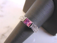 Load image into Gallery viewer, Womens Vintage Estate Sterling Silver Rose Quartz Ring 4.0g E4492