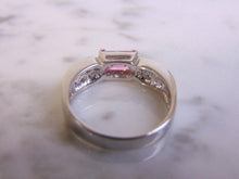 Load image into Gallery viewer, Womens Vintage Estate Sterling Silver Rose Quartz Ring 4.0g E4492