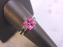 Load image into Gallery viewer, Womens Vintage Estate Sterling Silver Rose Quartz Ring 3.9g E4493