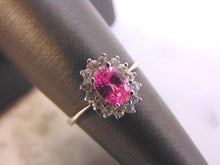 Load image into Gallery viewer, Womens Vintage Estate Sterling Silver Rose Quartz Flower Ring 2.0g E4498