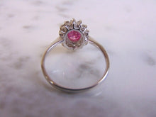 Load image into Gallery viewer, Womens Vintage Estate Sterling Silver Rose Quartz Flower Ring 2.0g E4498