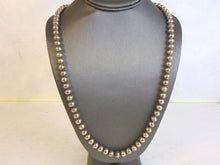 Load image into Gallery viewer, Womens Vintage Estate Sterling Silver Bead Necklace 86.0g E4525