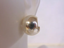 Load image into Gallery viewer, Womens Vintage Estate Sterling Silver Open Hoop Stick Earrings 5.8g E4542