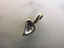 Load image into Gallery viewer, Womens Vintage Estate Sterling Silver Heart Pendant 0.7g E4547
