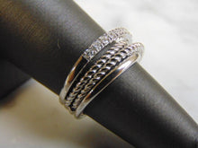 Load image into Gallery viewer, Womens 14K White Gold Diamond Ring 6.0g E3516
