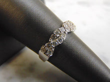 Load image into Gallery viewer, Womens 14K White Gold Diamond Braided Ring 3.9g E2145