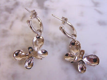 Load image into Gallery viewer, Womens Vintage Estate Sterling Silver Butterfly Earrings 5.6g E4568