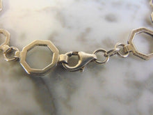 Load image into Gallery viewer, Womens Vintage Estate Sterling Silver Modernist Bracelet 8.3g E4576