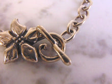 Load image into Gallery viewer, Womens Vintage Estate Sterling Silver Flower Bracelet 19g E4579