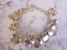 Load image into Gallery viewer, Womens Vintage Estate Sterling Silver Charm Bracelet 25.2g E4581