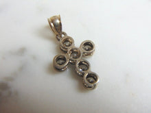 Load image into Gallery viewer, Womens Vintage Estate Sterling Silver Cross Pendant 1.5g E4605