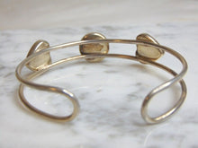 Load image into Gallery viewer, Womens Vintage Estate Sterling Silver Cuff Bracelet 20.7g E4626