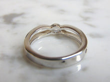 Load image into Gallery viewer, Womens Vintage Estate Sterling Silver Modernist Ring 3.4g E4632