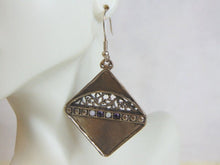Load image into Gallery viewer, Womens Vintage Estate Sterling Silver Dangle Earrings 13g #E4676