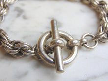 Load image into Gallery viewer, Womens Vintage Estate Sterling Silver Bracelet 37.8g E4689