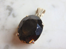 Load image into Gallery viewer, Womens Vintage Estate Sterling Silver Grossular Stone Pendant 11g E4730