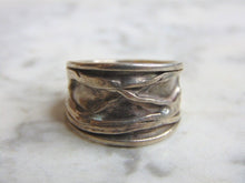 Load image into Gallery viewer, Women&#39;s Vintage Estate Sterling Silver Modernest Ring 6.6g E4757