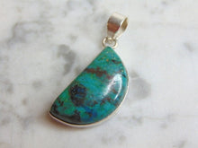 Load image into Gallery viewer, Womens Vintage Estate Sterling Silver Variscite Stone Pendant 7.2g E4769