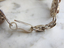 Load image into Gallery viewer, Womens Vintage Estate Sterling Silver Multi Stone Bracelet 43.9g E4789