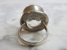 Load image into Gallery viewer, Womens Vintage Estate Sterling Silver CZ Stone Ring 11.1g  E4798