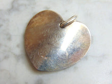 Load image into Gallery viewer, Womens Vintage Estate Sterling Silver Heart Pendant 14.7g E4811