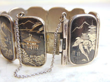 Load image into Gallery viewer, Womens Vintage Estate Sterling Silver Chinese Bracelet 45.2g E4816