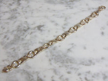 Load image into Gallery viewer, Womens Vintage Estate Sterling Silver Link Bracelet 11.7g E4870