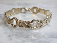Load image into Gallery viewer, Womens Vintage Estate Sterling Silver Link Bracelet 11.7g E4870
