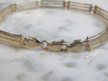 Load image into Gallery viewer, Womens Vintage Estate Sterling Silver Link Bracelet 13.5g E4881