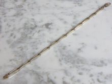 Load image into Gallery viewer, Womens Vintage Estate Sterling Silver Link Bracelet 8.9g E4884