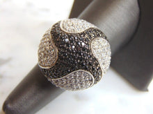 Load image into Gallery viewer, Womens Vintage Estate Sterling Silver CZ Stones Ring 16.3g E4893