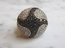 Load image into Gallery viewer, Womens Vintage Estate Sterling Silver CZ Stones Ring 16.3g E4893