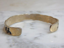 Load image into Gallery viewer, Womens Vintage Estate Sterling Silver Modernist Cuff Bracelet 23.8g E4922