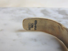 Load image into Gallery viewer, Womens Vintage Estate Sterling Silver Modernist Cuff Bracelet 23.8g E4922