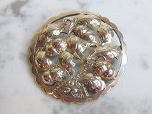 Load image into Gallery viewer, Womens Vintage Estate Sterling Silver Floral Brooch 19.4g E4928