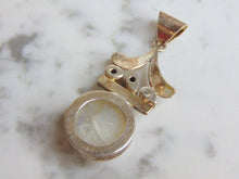 Load image into Gallery viewer, Womens Vintage Estate Sterling Silver Multi Stone Pendant 15g E4936