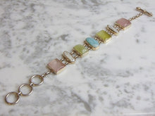 Load image into Gallery viewer, Womens Vintage Estate Sterling Silver Multi Stone Bracelet 41g E4948