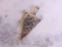 Load image into Gallery viewer, Womens Vintage Estate Sterling Silver Modernist Pendant 3.0g #E4433