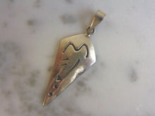 Load image into Gallery viewer, Womens Vintage Estate Sterling Silver Modernist Pendant 3.5g #E4434