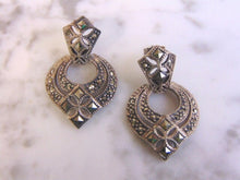 Load image into Gallery viewer, Womens Vintage Estate Sterling Silver Earrings 7.7g E4446