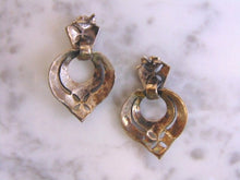 Load image into Gallery viewer, Womens Vintage Estate Sterling Silver Earrings 7.7g E4446