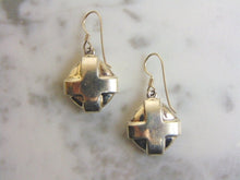 Load image into Gallery viewer, Womens Vintage Estate Sterling Silver Earrings 4.8g #E4453