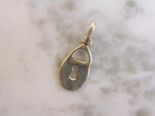 Load image into Gallery viewer, Womens Vintage Estate Sterling Silver Lock Pendant 0.9g E4459