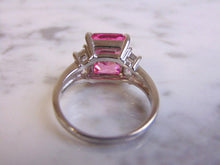Load image into Gallery viewer, Womens Vintage Estate Sterling Silver Rose Quartz Ring 5.7g E4496