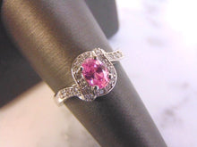 Load image into Gallery viewer, Womens Vintage Estate Sterling Silver Rose Quartz Ring 3.2g E4499